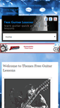 Mobile Screenshot of freeguitarlessons.ws